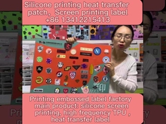 silikon baskı ısı transfer yaması