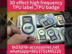 Spor Giyim İçin Parlak 5cm Bez Etiket Baskısı