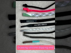 Silikon Uçlu Spor Giyim Özel İpli Kordon