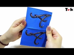 Özel Tasarımlı 3D Etiket Yazıcısı Tpu Yumuşak 3D Çaplı Tpu Isı Transferi Çaplı Flocked Özel Logo C