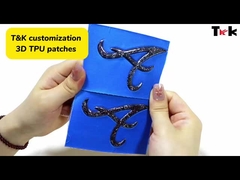 yüksek kaliteli tpu yamalar metal 3d yumuşak tpu yama özel renkli tpu ısı transferi giysi için
