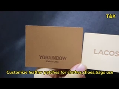 Özel deri yamalar Gerçek deri üzerine ısı aktarımı demir Şapka kumaşı için oyulmuş deri yamalar