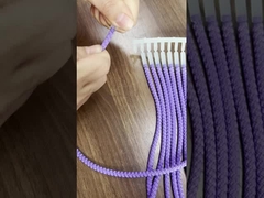 Özel poliester kablo yuvarlak çekme kablolar Hoodie iplik iplik iplik yapıştırma kum başlı sarılmış