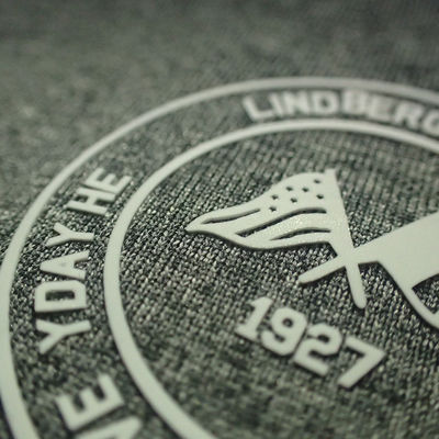 Customized Printed 3D Embossed Silicone Heat Transfer Label with 7 Days Sample Order Lead Time for Garments and Sports Wear