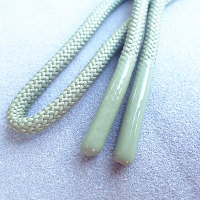 Fashion Polyester 4.5mm Thick Drawstring Cord With Silicone Tips