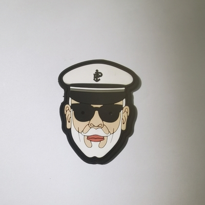 Çevre Dostu PVC Kauçuk Yamalar Kabartmalı Logo Silikon 3D Yumuşak