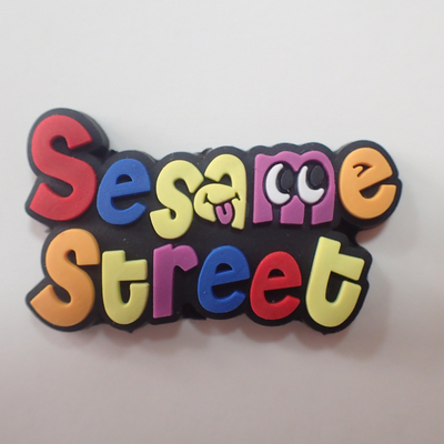 Terlik için PVC Kabartmalı Logo Yumuşak 3D Silikon Yamalar Özel