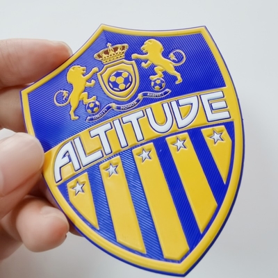 Isı Transferi TPU Ana Logo Futbol Forması Yaması Yüksek Frekans