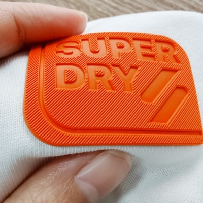 Giyim Markası Pantone Color için 3d Silikon Isı Transferi Etiketleri