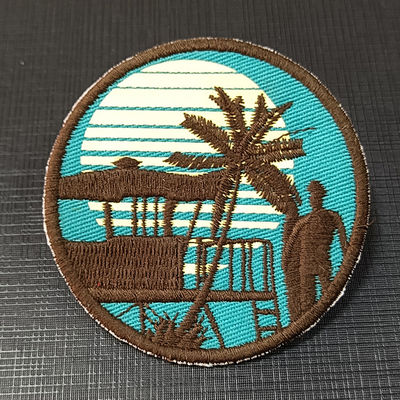 Özel nakış yama 3D Puff LOGO Rozetler Dikiş Deniz Üzerine Giysi yamalar