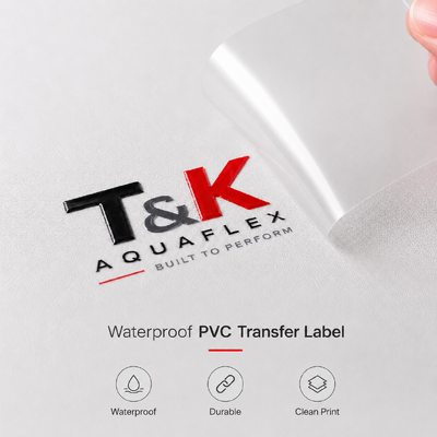 Özel Giyim Logo Markalaması Spor Giyim Ceketleri Çantaları Üniformaları ve Moda Giysileri için Su Geçirmez PVC Transfer Etiketleri