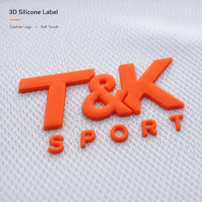 Kaymaz Ücretsiz Tasarım 3D Silikon Özel Isı Transferi Etiketleri