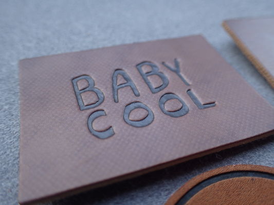 Ayakkabılar İçin Vintage Stil PU Kabartmalı Deri Yamalar